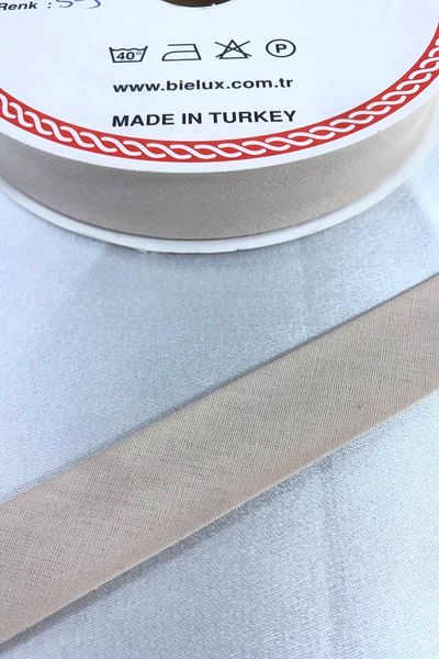 Hobigram Mink Koton Piping Πλάτος 2 cm Μήκος 1 μέτρο – Κορδέλα, Κομψό Σχέδιο, Γυναικείο Αξεσουάρ