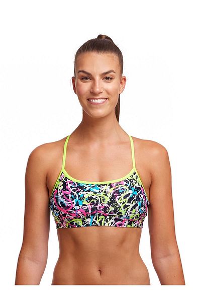 FUNKİTA Messed Up Women's Single Top Bra / Sports Bra