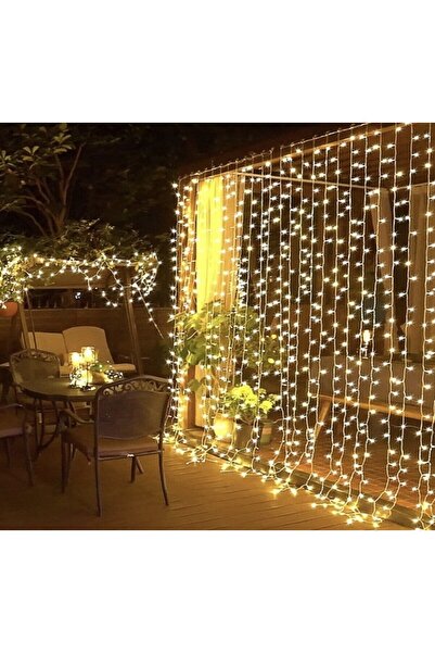 Hazar Led 3x2 Animasyonlu Perde Led Eklemeli Yılbaşı Led Aydınlatma Gün Işığı