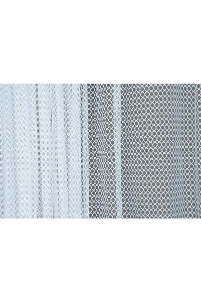 AKÇA TEKSTİL Orchid Model White Color Single Wing Ready-made Planted Pleated Background Curtain 300*260 Cm