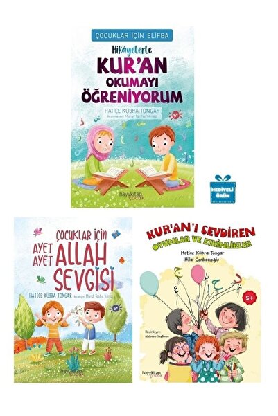 hayykitap Hediyeli Çocuklar Için Elifba Kuran Okumayı Öğreniyorum Ayet Ayet A...