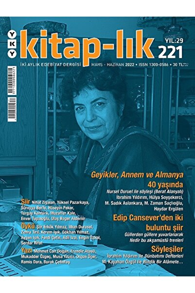 Yapı Kredi Yayınları Kitap-lık Sayı: 221 / Mayıs - Haziran 2022 / Kolektif / / 4440000001180