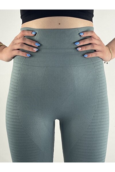 MİSTİRİK Tokyo Seamless В'язаний надзвичайно м'який матеріал Висока талія Спо...