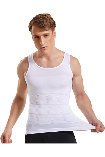 MİSTİRİK Torenova Model Belly Tightening Κορσές Σύσφιξης Κοιλιάς Αθλητής Λευκό Χρώμα099