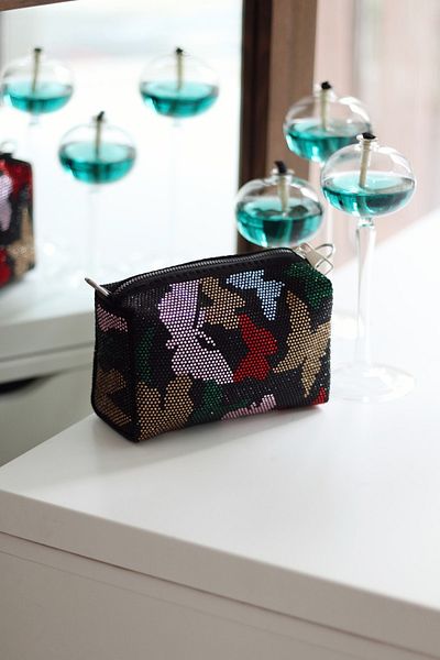 Moom Bag Geantă de umăr pentru femei cu model de piatră fluture