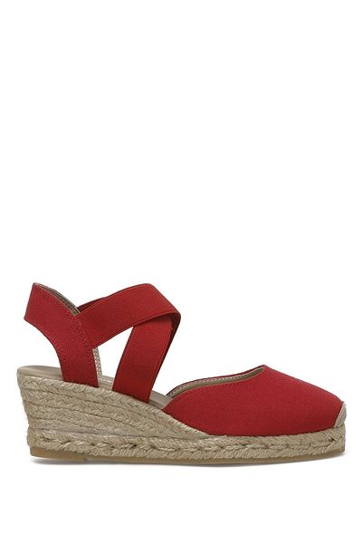 Nine West Esu 2Fx Red Women's Wedge Heel Shoes