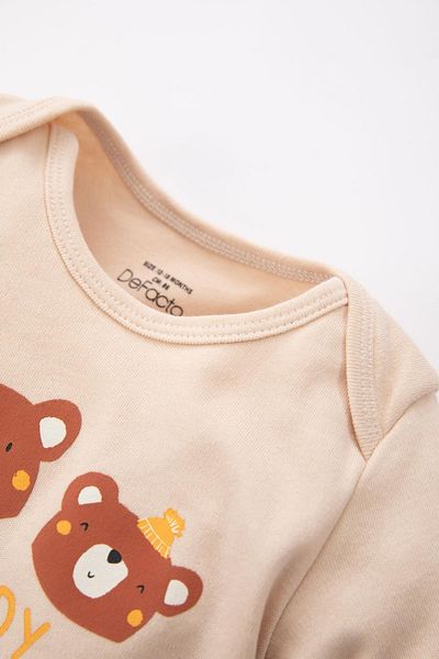 DeFacto Baby Boy Patterned Long Sleeve 2 Piece Set