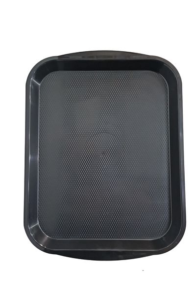 Matar Endüstriyel Mutfak Ekipmanları ABS Plastic Black Color Serving Tray 29*20cm