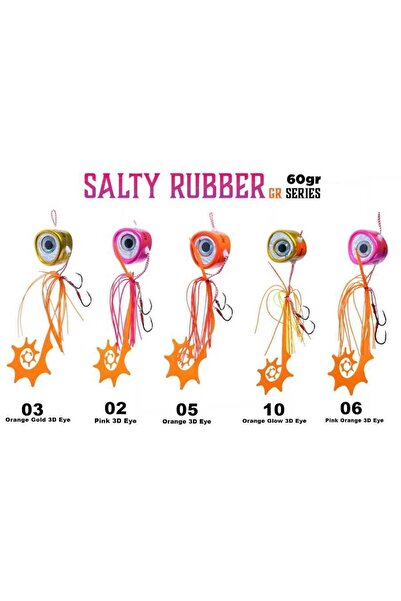 Fujin Salty Rubber 60gr GR Serisi Tai Rubber Set