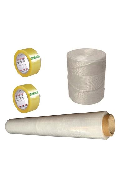 ÇELİKPENÇE Packing Set Stretch + Rope + Tape