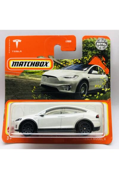Matchbox Yeni - New 2022 Tesla Model X Beyaz Mini Araba 1:64 Ölçek Marka 89/100