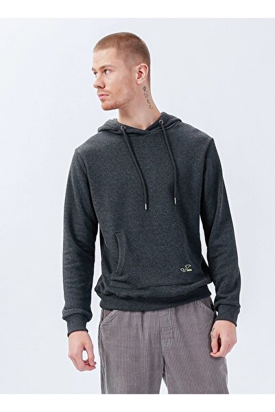 Joma Sweat Hoody Begin M - Hanorac pentru bărbați din bumbac, antracit