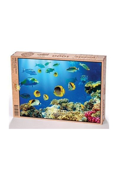 King Of Puzzle Tropical Fishes Wooden Puzzle 1000 Pieces