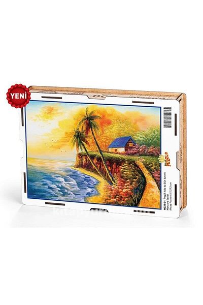 King Of Puzzle Tropical Island Da Sunset 1000 Piece Puzzle