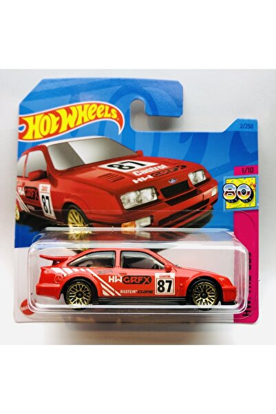 HOT WHEELS Yeni - New 87 F0rd Sierra Cosworth Mini Araba 1:64 Ölçek Hotwheels...