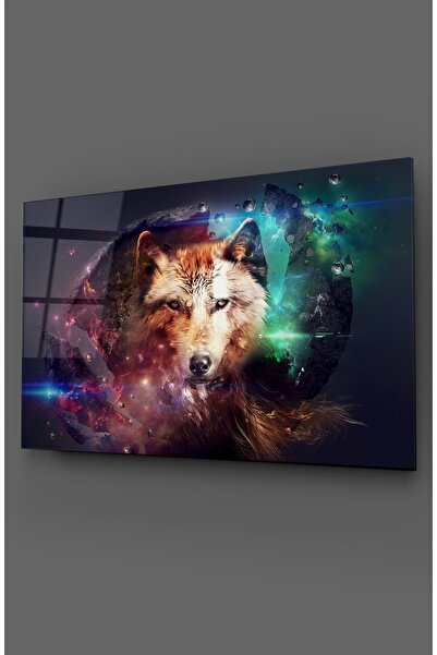 TAULART Pictură în sticlă de lup