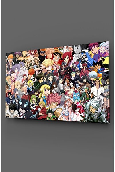 TAULART Pictură pe sticlă cu personaje anime