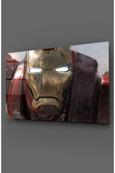 TAULART Iron Man / Iron Man pictură pe sticlă