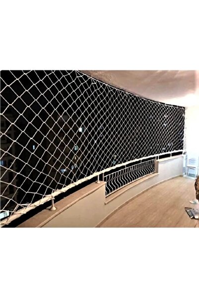 KADİRTARIM 2,50 X 1 Metre Çocuk Güvenlik Filesi Kalınlık 4 Mm Balkon Güvenlik...