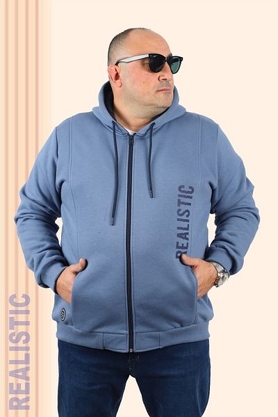 Starbattal Ανδρικό 3ip Sweat Realistic 22738 Μπλε μεγάλου μεγέθους