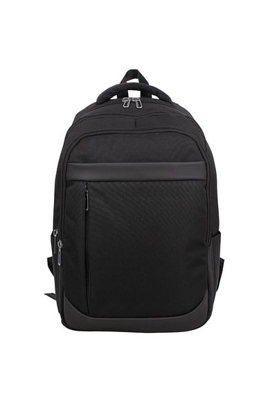 Bagacar 605 Μαύρο Unisex Σχολείο και καθημερινό σακίδιο πλάτης