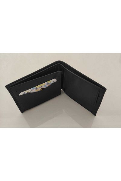 MKM Vidala Leather Men's Wallet 07 Black with Coin
