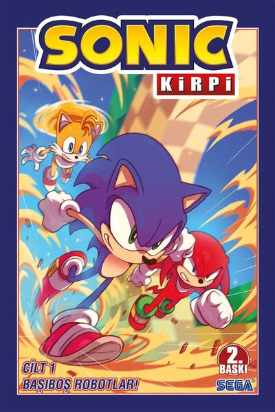 Genel Markalar Kirpi Sonic Cilt 1 - Başıboş Robotlar!