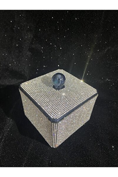 Lüks Taş Makyaj Organizeri [taşlı Pamukluk]