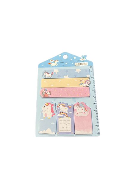 MUNIS Stationery and Toy World MUNIS Colorful Adhesive Memo Pad Fun Note Papers