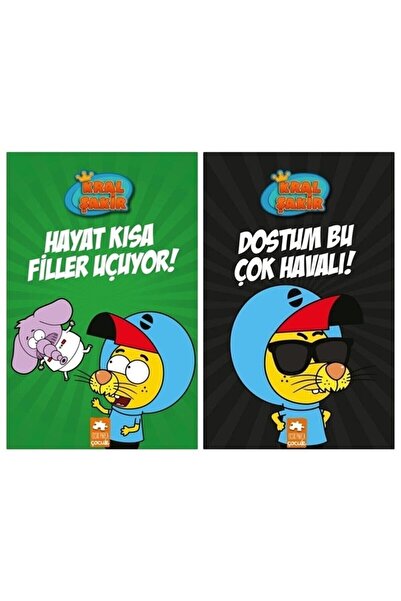 Eksik Parça Kral Şakir Okuma Seti Hayat Kısa Filler Uçuyor + Dostum Bu Çok Havalı 2 Kitap Ciltli