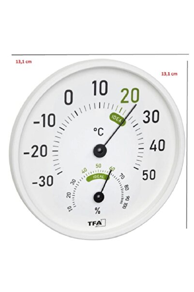 Genel Markalar Geniş Göstergeli Analog Sıcaklık Nem Ölçer Tfa 45.2045.02