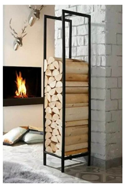 UmutHomeDesing Umutpark Metal Şömine Odunluk.