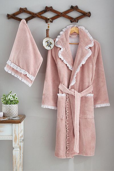 Nazik Home Σετ μπουρνούζι Marla από 100% βαμβάκι