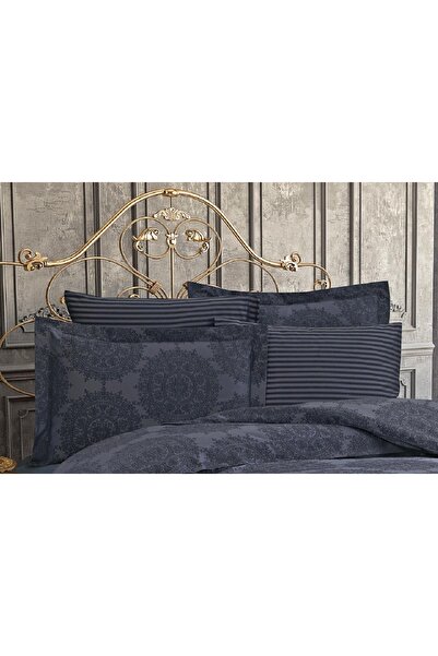 Finezza Калъфка за възглавница Tiara Bamboo Jacquard, опушено сива, двойна, O...