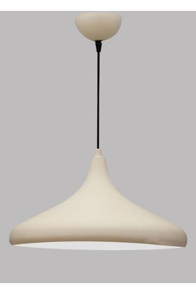 demet habek mylights Mylights Tekli Krem renk Metal Modern Sarkıt Mutfak Avize 35 Cm Otel Kafe Hol Çocuk odası