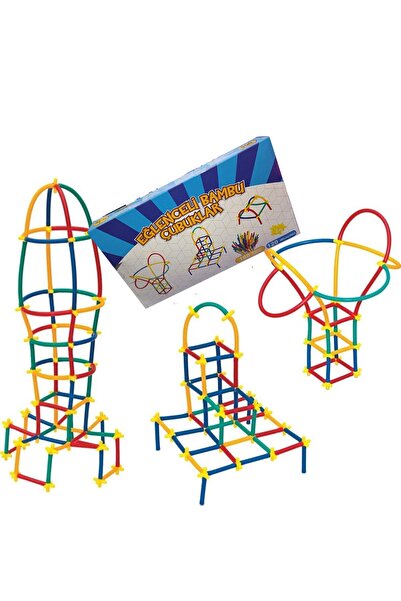 abnturk Özel Kutulu Eğlenceli Bambu Çubuklar 300 Parça Hayal Gücü Refleks Gel...