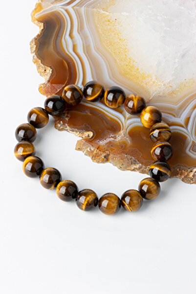 Zümrüt Doğal Taş Official Turtle Eye Globe Cut 10 Mm Bracelet