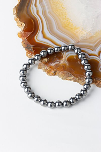 Zümrüt Doğal Taş Official Terahertz Globe Cut 6 Mm Bracelet