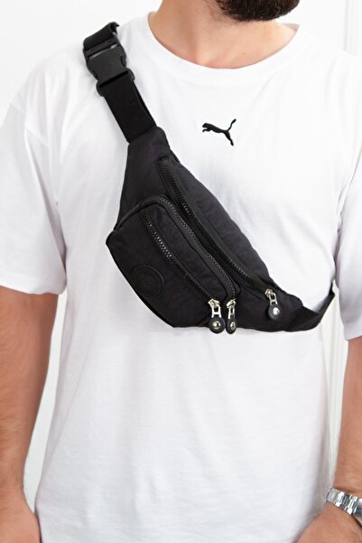 NEWISH POLO ACCESSORIES Geantă de umăr neagră, rezistentă la apă, cu curele î...