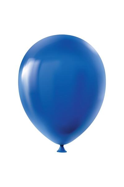 Parti Furyası Navy Blue Balloon + Navy Blue Latex Balloon 10 Pieces