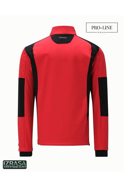 Izrasa ™   Pro-Line Softshell Fabric Special Design Red Technical Coat