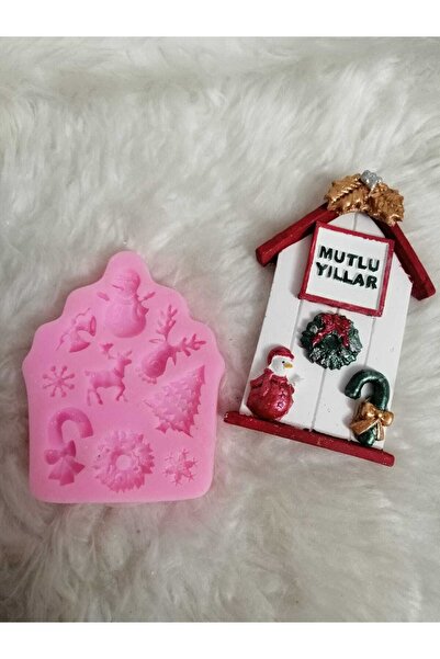 Gardenia Art Hobi Çok Lu Yılbaşı Süsleri Silikon Kalıp