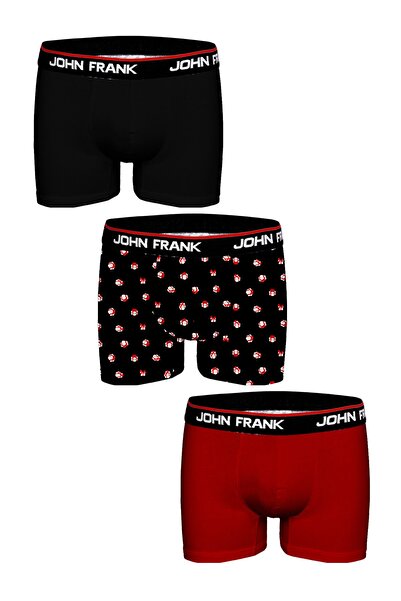 John Frank 3lü Paket Boxer-yılbaşı Özel Koleksiyonu