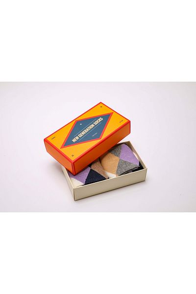 gentry Кутия за шотландски чорапи (2 броя)