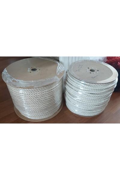 Premium Ropes - %100 Pamuk - 16mm/14mm -220m - 29/22kg - Beyaz