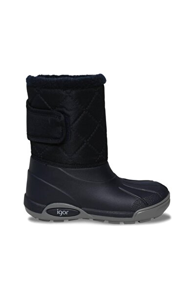 IGOR Topo Ski Nylon Kids Rain Boots - Navy Blue