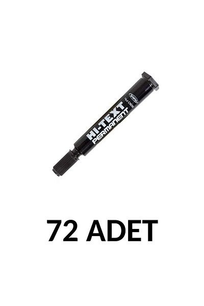 Hi-Text 72Pcs 830Pb Round Nib Permanent Pen Parcel Pen