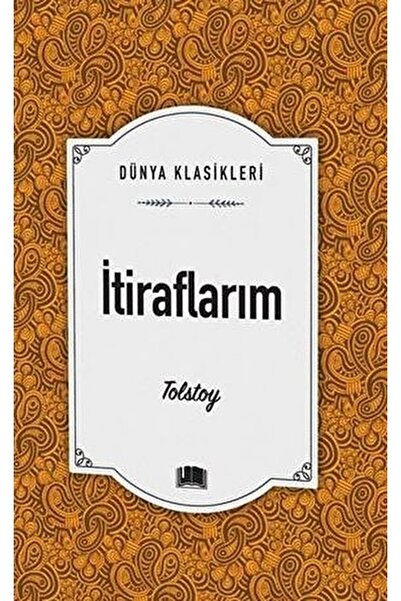 Generic Brand Itiraflarım / Lev Nikolayeviç Tolstoy / / 9786258470246