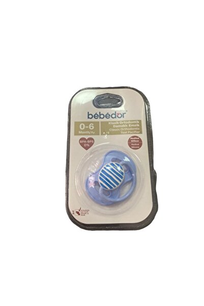 Bebedor Klasik Ortodontik Damaklı Emzik 201 0-6 Ay
