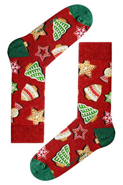 John Frank Desenli Kadın Yılbaşı Çorap